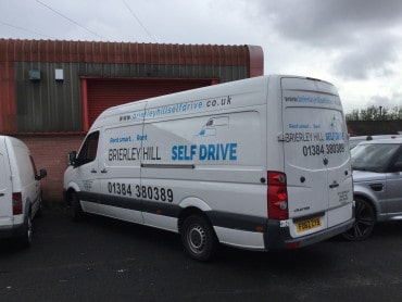 Van hire Dudley